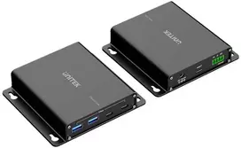 UNITEK USB 3.0 ilgintuvas per Ethernet 100m su 4 prievadų šakotuvu