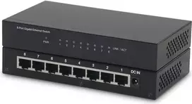 ROLINE Unmanaged Gigabit Ethernet Switch, 8 Ports, Desktop
