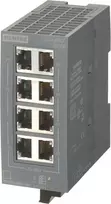 Siemens 6GK5008-0BA10-1AB2 SCALANCE XB008 Nevaldomas pramoninis Ethernet jungiklis, 8 prievadai 10/100Mbps, montavimui ant DIN bėgio