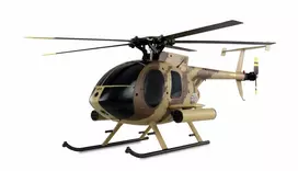 Sraigtasparnis Amewi AFX MD500E Military Brushless 4-Channel RC Helicopter RTF