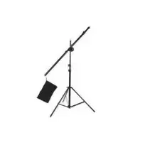 Walimex Boom Tripod with Counterweight, 120-220 cm, 5 kg Load, Black