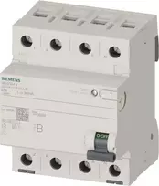 SIEMENS 5SV3344-4 RCCB Type B 40A 30mA 4TE SENTRON 5SV3