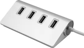 Exsys USB 3.2 Gen 1 HUB 4-Port with 30cm Cable - Black