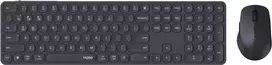 Rapoo E9810M belaidis kelių režimų klaviatūros ir pelės rinkinys, QWERTZ, tamsiai pilka