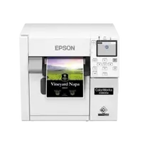 Epson ColorWorks D3800e spalvotų etikečių spausdintuvas, rašalinis, USB, Ethernet, baltas