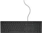 Dell KB216 Wired USB Keyboard - Danish QWERTY Layout - Black