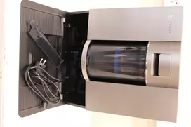 ECOVACS DEEBOT X11 OmniCyclone EU Robot Siurblys ir Šluota, Bekrepšė Viskas-Viename Stotelė, 6400 mAh, 19500 Pa, Juoda (Ruda Blizgesiu) - Išpardavimas (Pažeista Pakuotė, Naudotas, Nešvarus)