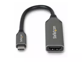 StarTech.com USB-C į HDMI adapterio laidas - 24-pin USB-C Kištukas į HDMI Kištuką - 2 m (6.5 ft) - 4K 60Hz - Juoda