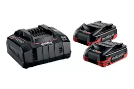 METABO 18V 4.0Ah LiHD Xtreme Akumuliatorius 2vnt + ASC 290 Įkroviklis