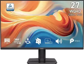 MSI PRO MP275QDE E14 27 inch WQHD IPS 144Hz 1ms Monitor