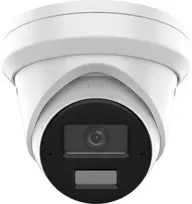 Hikvision DS-2CD2343G2-LI2U 4MP AcuSense Turret IP kamera su išmaniu hibridiniu apšvietimu, 2.8mm