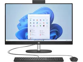 HP All-in-One 27-cr0038na, 27 inch Full HD IPS, AMD Ryzen 5, 16GB RAM, 1TB SSD, Windows 11 Home, Natural Silver