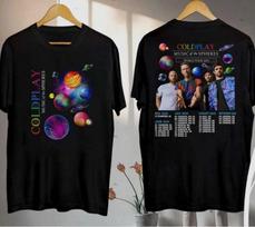 Coldplay Muzikos Sferų Turas 2025 Marškinėliai Coldplay Grupės Koncerto Marškinėliai XXXXL white