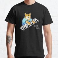 IT Crowd roy's tshirt piano cat design Best Gift Classic T-Shirt S-3XL 2XL