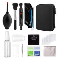 47pcs/set Camera Cleaner Kit DSLR Lens Digital Mobile Phone Sensor Cleaning Set Professional Camera Cleaning Lens Camera rožinė