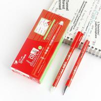 12 vnt. karščiu trinami rašikliai 0,7 mm trinami geliniai rašikliai kulkos formos galiukas spalvoti geliniai rašikliai sklandus rašymas mokyklos biuro kanceliarinės prekės raudona