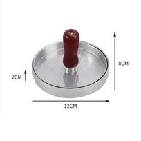 Hamburger Patty Machine Home Kitchen Burger Meat Press Making Round Patty Press Mold Creative Breakfast Patty Maker Aluminum Bur raudona
