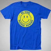 Be Kind Please Rewind T-SHIRT vhs vcr blockbuster video cassette tape tee 80s XL