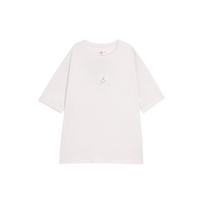 Jordan Flight T Shirts Men's White Crew Neck Moderate Straight Fit CZ1214-094 L