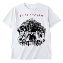 Men's Sleep Token The Love You Want Slim Fit T-shirt Large White M