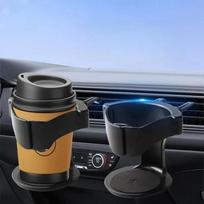 Automobilio oro ventiliacijos angos gėrimų puodelių butelių laikiklis Automatinis gėrimų stovo stovas vandens buteliams ir peleninės daugiafunkcis automobilio kavos puodelių laikiklis raudona