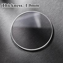Flat Sapphire Glass Thickness 1.0/1.2mm Diameter 28-32mm Circular Transparent Crystal Mineral Glass Watch Part Watch Accessories