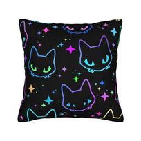 Japan Mania Maneki Neko Cat Lucky Cat Pillowcase Printing Fabric Cushion Cover Decorations Pillow Case Cover Home Square 18'' Peach skin 18*18(CM)-1Pcs
