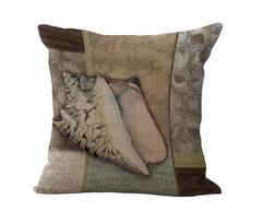 Vintage Style Throw Pillow Case Shell Square Retro Polyester Cushion Cover Decoration For Shop Sofa Car 45X45Cm Peach skin 18*18(CM)-1Pcs