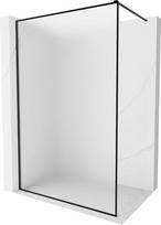 Mexen Kioto-F dušo sienelė Walk-in su 100 x 202 cm rėmeliu, matinė 8 mm, juoda - 800-100-104-70-30