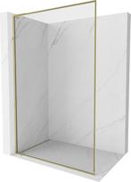 Mexen Kioto-XF L dušo sienelė Walk-in su rėmu 60 x 202 cm, skaidri 10 mm, auksinė - 800-060-174-50-00-XF