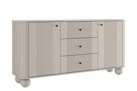 Komoda Vesper 160 2D3SZ, kašmyro/juoda