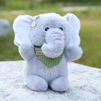 Scarf Elephant Plush Doll Cute Animal Plush Toy Doll Wedding Sprinkle Doll Children's Gifts 23Cm