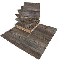 Lipnios PVC vinilinės plytelės 30x30 cm 30 vienetų 2,7 m² tamsus ąžuolas — vinilinė danga, lipnios lentelės, pvc danga, grindų atnaujinimas, virtuvės plytelės, grindys diy, medienos imitacija