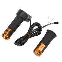 1Pair Twist Throttle Grips Bike Scooter Throttle Handle Grip Speed Governing for Electric Vehicles auksas