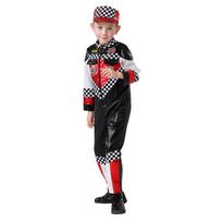 Children's Racer Halloween Costume - Boys' Sports Role-Play Outfit 120 cm
