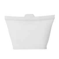 Fresh-keeping Bag Food-Grade Silicone with Sealing Strip Pouch Leak-Proof Reusable Microwave Safe Freshness Keeper for Home Kitchen Dining 500ML šviesiai rausvos spalvos