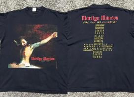 2000 Marilyn Manson Holywood Marškinėliai Turo Marškinėliai Europos Pakartotinis Spaudas Visų Dydžių S-5XL XXXL