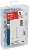 Medvaržčių rinkinys Fischer PROFI-BOX PZ; 220 vnt.