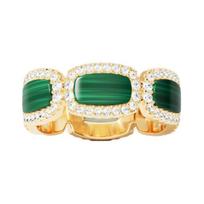 APM Monaco Météorites Series Design Malachite Ring Women’s Gold Y22801XMAL auksas