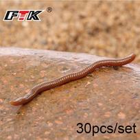 30 vnt./daug 7,5 cm Upėtakio masalai Žemės kirmėlė kraujo kirmėlė Kirmėlė Raudoni masalai Žvejybos masalas brown