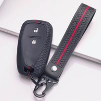 Key Fob Cover for Chevrolet Chevy Equinox Malibu XL Cruze Sonic Trax Camaro with Keychain Anti-Scratch Surface Shockproof Structure juoda