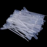 100Pcs 1Ml Disposable Plastic Eye Dropper Set Transfer Graduated Pipettes one size