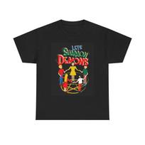 Men's and Women's T-shirts Lets Summon Demons L