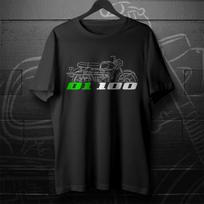 Men's and Women's T-shirts For Kawasaki D1 100 1966-1969- Motorcycle M