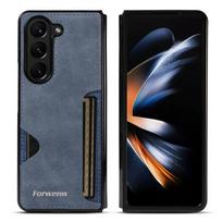 Luxury PU Leather + PC Hold Case for for Samsung Galaxy Z Fold 7 6 5 4 3 5G Fold7 Fold6 Fold5 Card Slot Phone Cover Etui Coque Samsung  Z Fold7