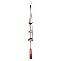 3/5 Layer Japanese Style Metal Wind Chime Vintage Crisp Sound Temple Wind Bell with Hook Courtyard Pagoda Wind Chimes Outdoor