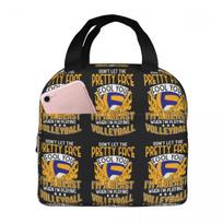 I'm A Beast When I'm Playing Volleyball Insulated Lunch Bag for Women Office Cooler Thermal Food Box Tote Lunch Boxes Container One Size