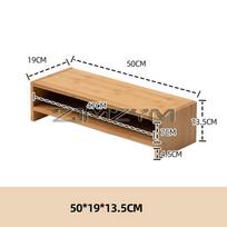 Desktop Computer Monitor Elevation Stand Office Desk Storage Box Platform Screen Holder Home Organization Supplies