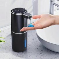Automatic Soap Dispenser Wall-Mounted Non-Contact Sensor USB Charging Modern Design for Bathrooms and Kitchens