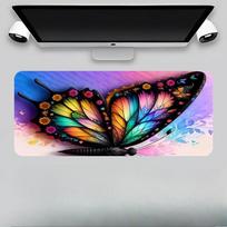 Butterfly E-sports Mouse Pad Oversized Advanced Sense Thickened Dirt-resistant and Waterproof, Computer Keyboard, Table Mat Wholesale 300*600*2MM